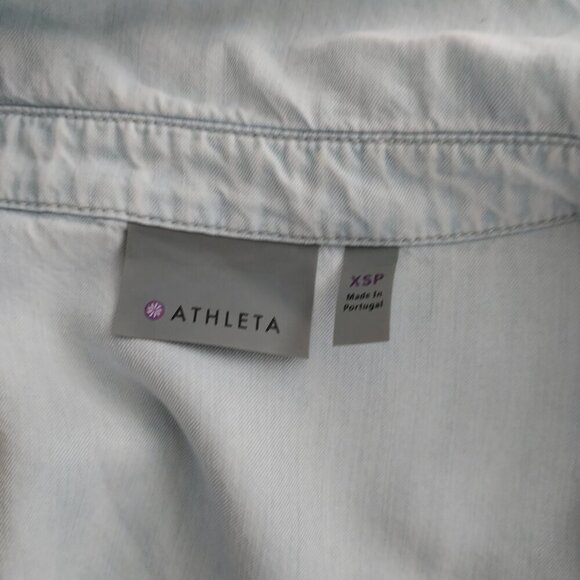 Athleta Long Sleeve Stellar Shirt Dress Size XSP - Picture 12 of 12